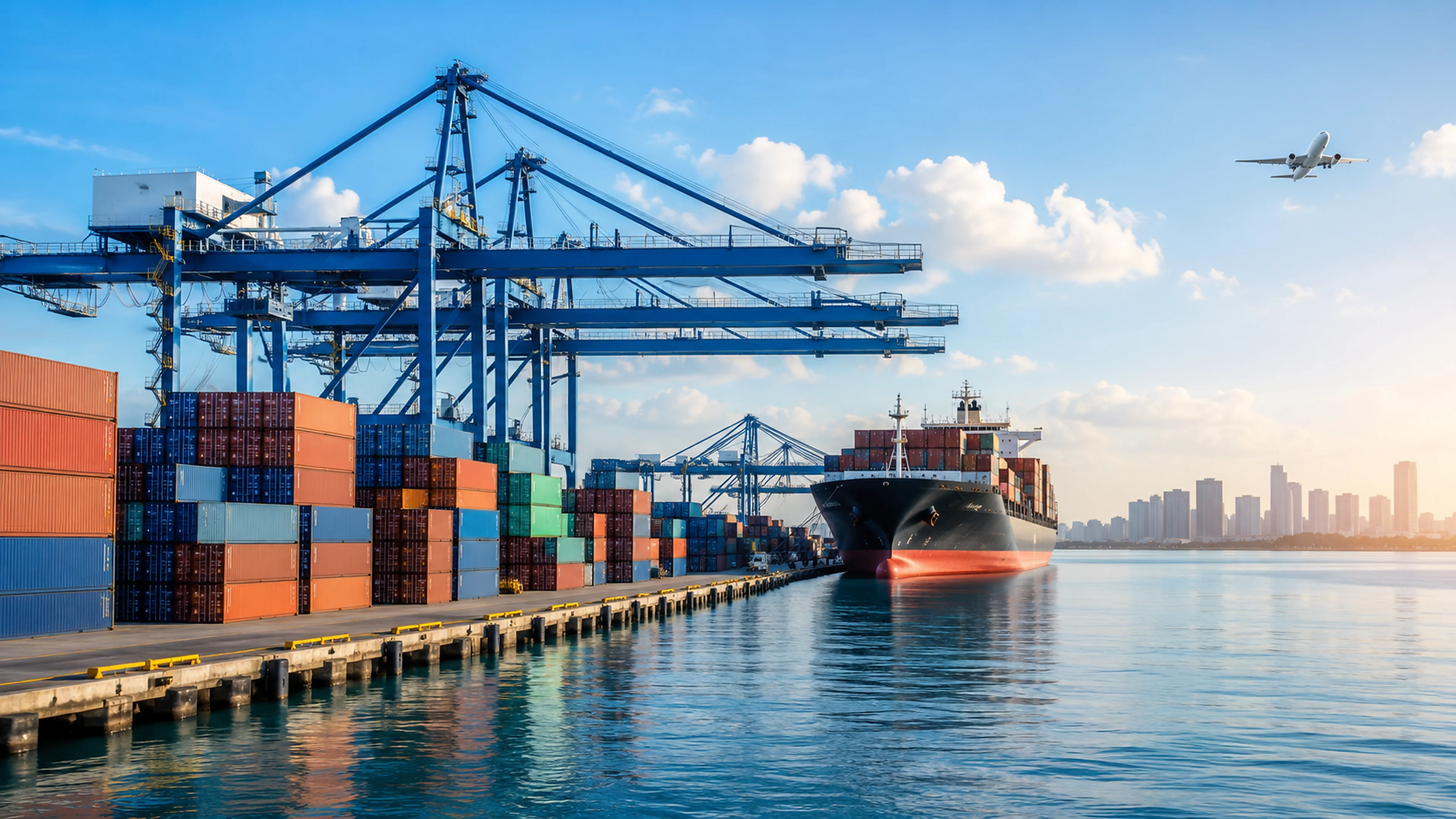Representative global logistics port